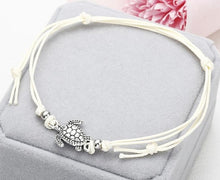 Load image into Gallery viewer, Turtle Shaped Charm Rope String Anklet Women