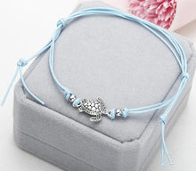 Load image into Gallery viewer, Turtle Shaped Charm Rope String Anklet Women