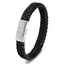 Load image into Gallery viewer, New  braided leather mens bracelets