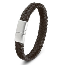 Load image into Gallery viewer, New  braided leather mens bracelets