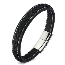 Load image into Gallery viewer, braided leather mens bracelets