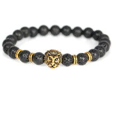 Load image into Gallery viewer, Custom Design Matte / Lava Stone Natural Strand Bracelet