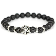 Load image into Gallery viewer, Custom Design Matte / Lava Stone Natural Strand Bracelet