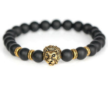 Load image into Gallery viewer, Custom Design Matte / Lava Stone Natural Strand Bracelet