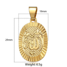 Load image into Gallery viewer, Islam Muslim Allah Religious Pendant For Men Women