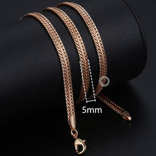 Load image into Gallery viewer, chain necklace rose gold Women Men