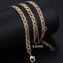Load image into Gallery viewer, chain necklace rose gold Women Men