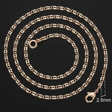 Load image into Gallery viewer, chain necklace rose gold Women Men