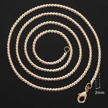 Load image into Gallery viewer, chain necklace rose gold Women Men
