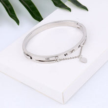 Load image into Gallery viewer, Rose Gold Stainless Steel Bracelet Bangle Women's LOVE