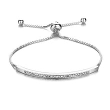 Load image into Gallery viewer, SİLVER Stainless Steel Bracelet Bangle Women&#39;s