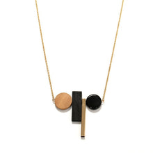 Load image into Gallery viewer, Wooden Necklace Long Chain Necklace Women