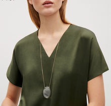 Load image into Gallery viewer, Wooden Necklace Long Chain Necklace Women