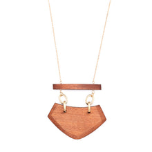 Load image into Gallery viewer, Wooden Necklace Long Chain Necklace Women
