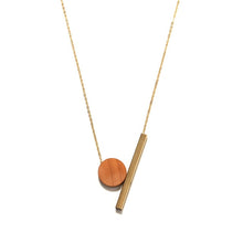 Load image into Gallery viewer, Wooden Necklace Long Chain Necklace Women