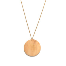 Load image into Gallery viewer, Wooden Necklace Long Chain Necklace Women